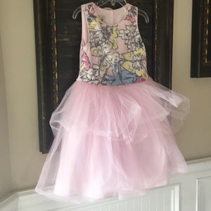 Little girls size 6 pink dress